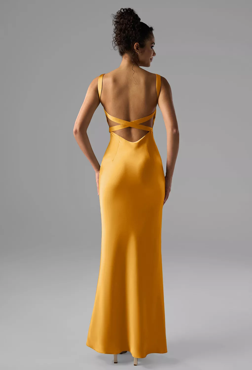 AW Armaan Mango  Cocktail Wedding Guest Dresses